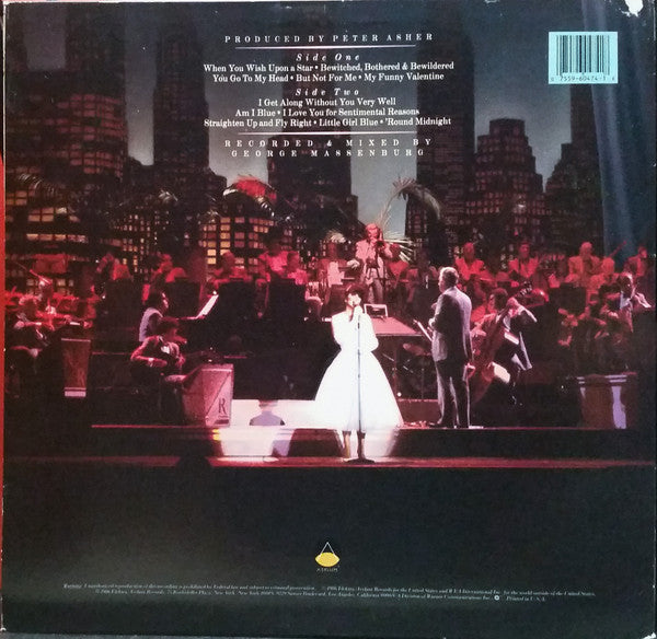 Linda Ronstadt With Nelson Riddle & His Orchestra* - For Sentimental Reasons - LP