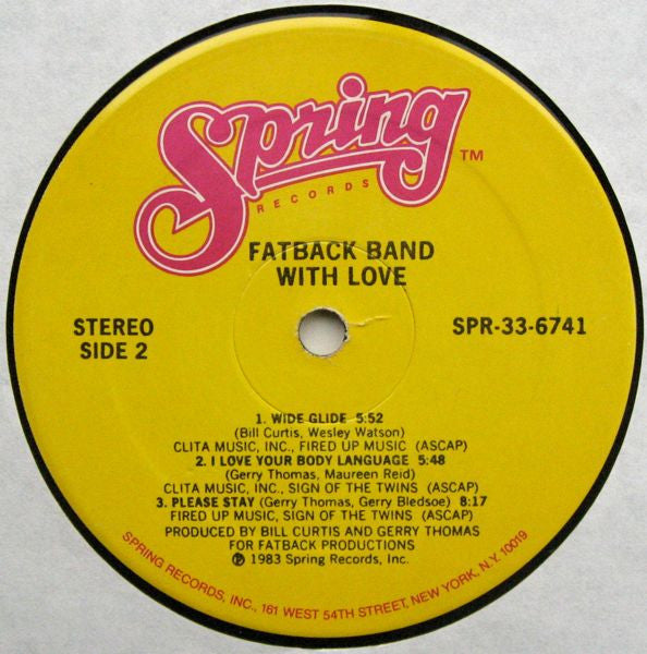 Fatback* - With Love - LP