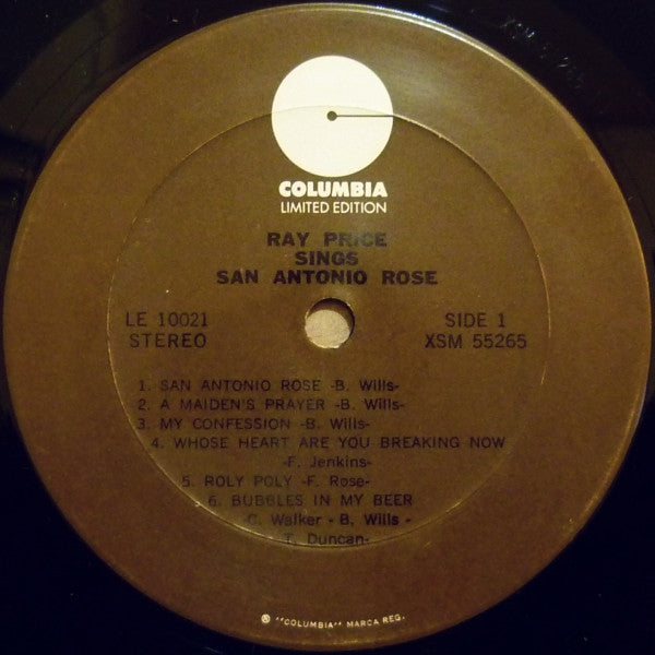 Ray Price - San Antonio Rose - LP