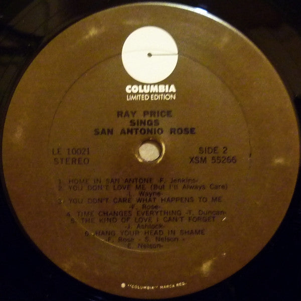 Ray Price - San Antonio Rose - LP