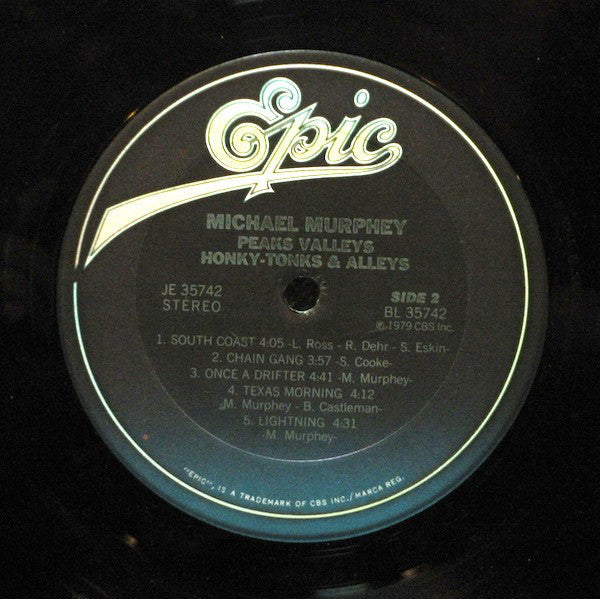 Michael Murphey* - Peaks Valleys Honky-Tonks & Alleys - LP