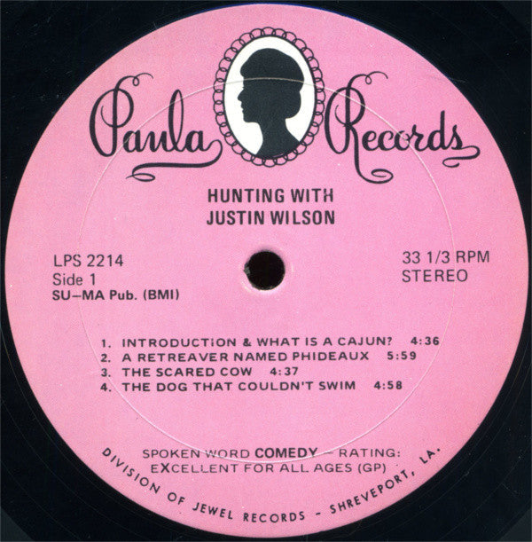 Justin Wilson - Hunting With Justin Wilson - LP