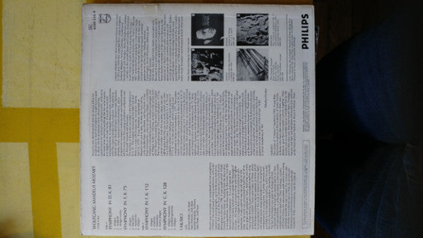Mozart*, I Musici - Symphonies KV 81, KV 75, KV 112, KV 128 - LP