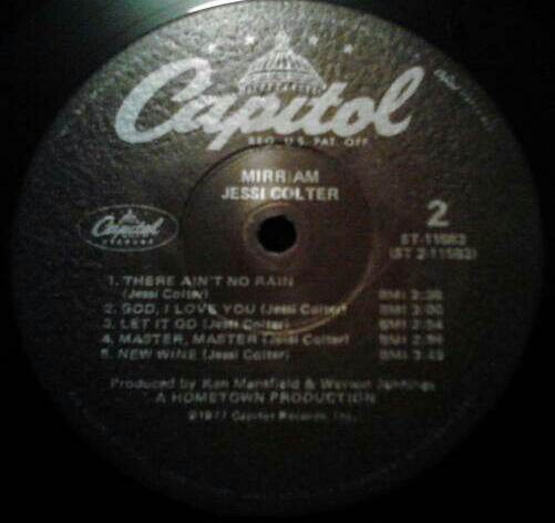 Jessi Colter - Mirriam - LP
