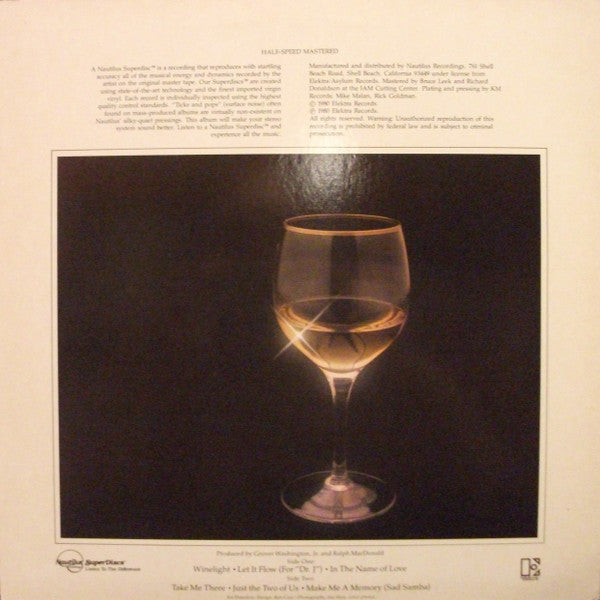 Grover Washington, Jr. - Winelight - LP