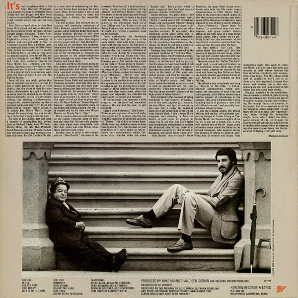Ben Sidran - The Cat And The Hat - LP