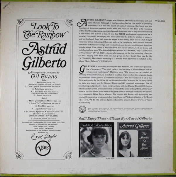 Astrud Gilberto - Look To The Rainbow - LP