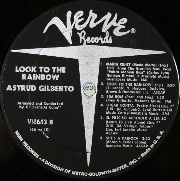Astrud Gilberto - Look To The Rainbow - LP