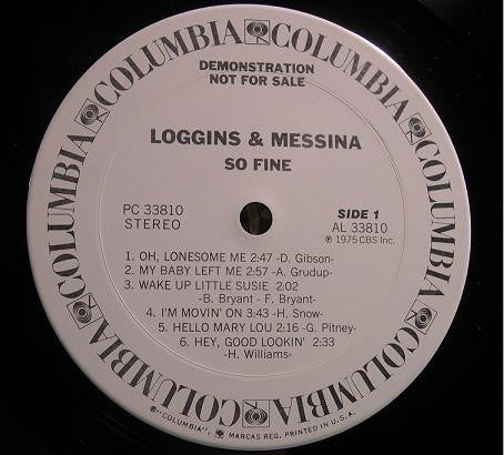 Loggins & Messina* - So Fine - LP