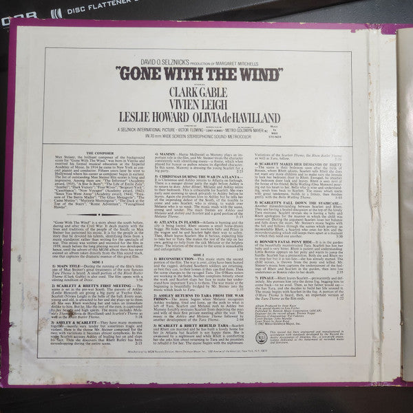 Max Steiner - Gone With The Wind (Original Soundtrack Album) - LP