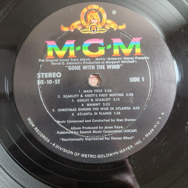 Max Steiner - Gone With The Wind (Original Soundtrack Album) - LP