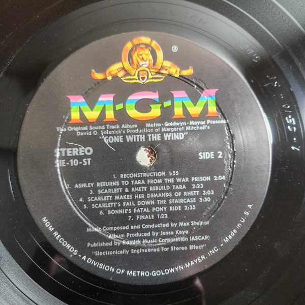 Max Steiner - Gone With The Wind (Original Soundtrack Album) - LP