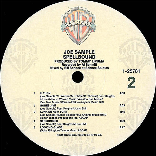 Joe Sample - Spellbound - LP