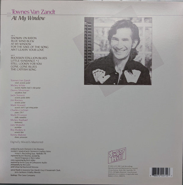 Townes Van Zandt - At My Window - LP