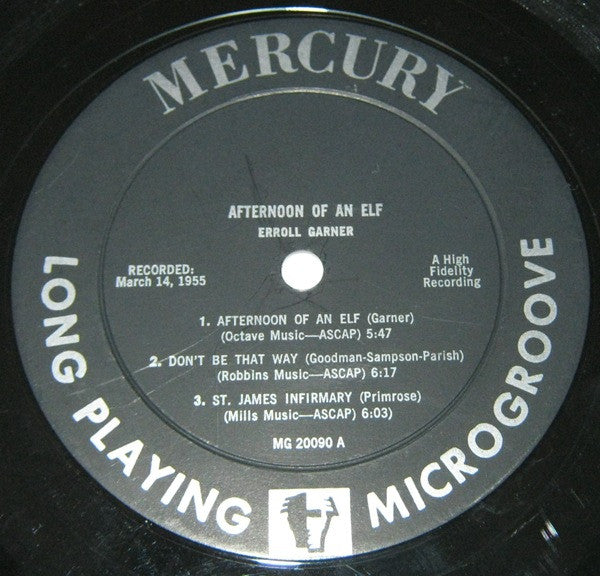 Erroll Garner - Afternoon Of An Elf - LP