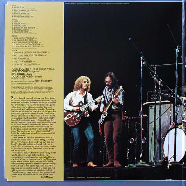 Creedence Clearwater Revival Featuring John Fogerty - Chronicle - The 20 Greatest Hits - LP