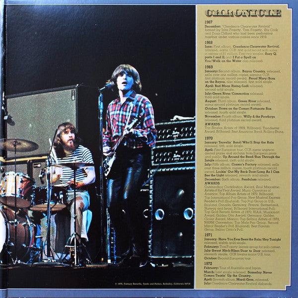 Creedence Clearwater Revival Featuring John Fogerty - Chronicle - The 20 Greatest Hits - LP