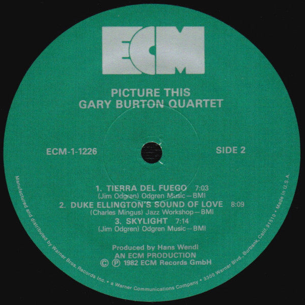 Gary Burton Quartet - Picture This - LP