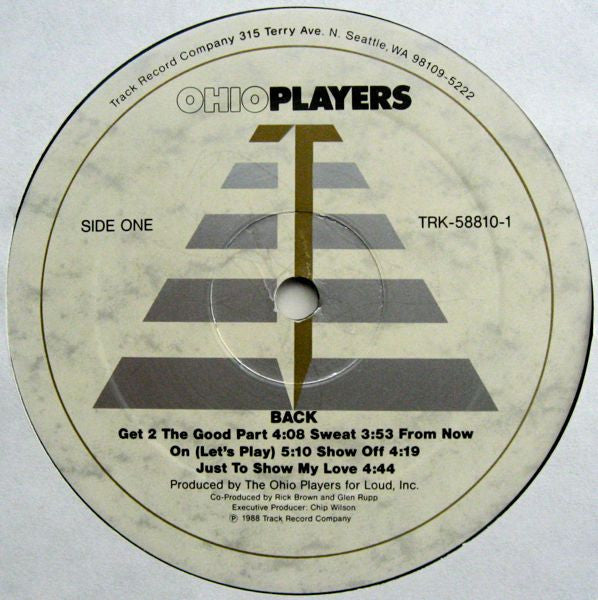 Ohio Players - Back - LP