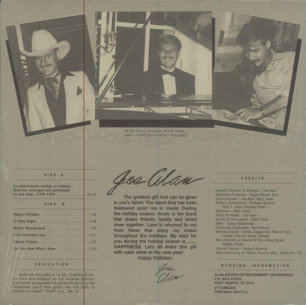 Joe Alan - Holiday Happiness - LP