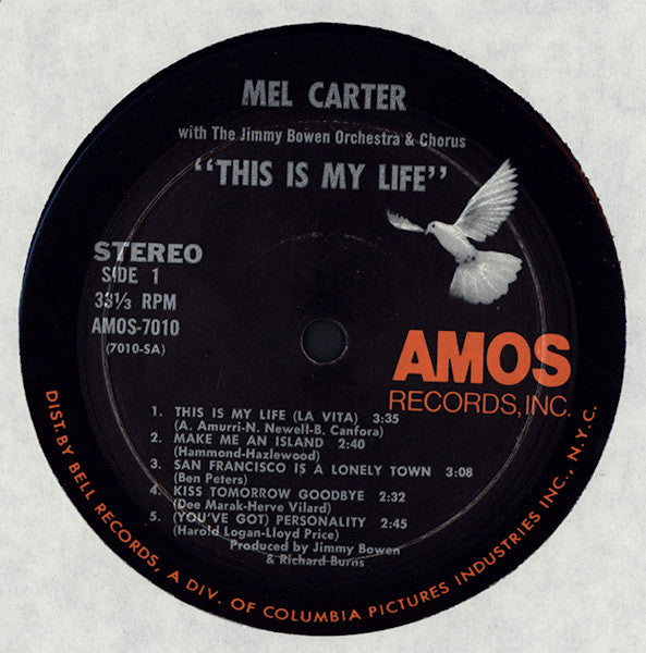 Mel Carter - This Is My Life - LP