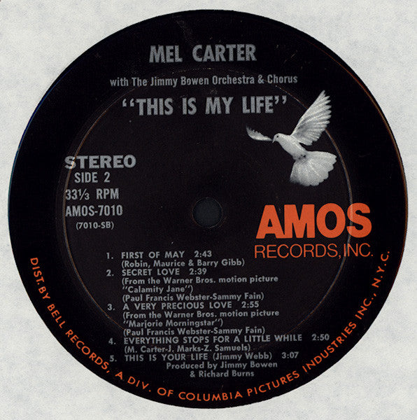 Mel Carter - This Is My Life - LP