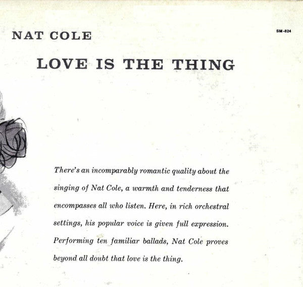 Nat "King" Cole* With The Orchestra of Gordon Jenkins* - Love Is The Thing - LP