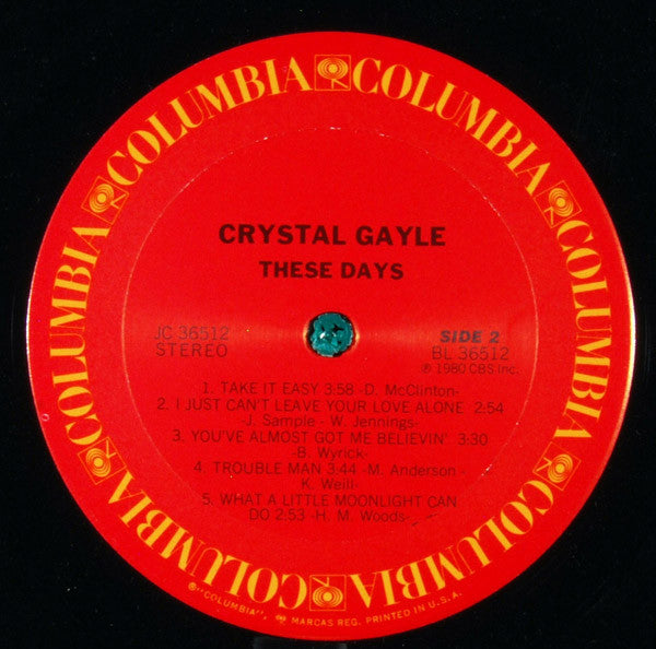 Crystal Gayle - These Days - LP