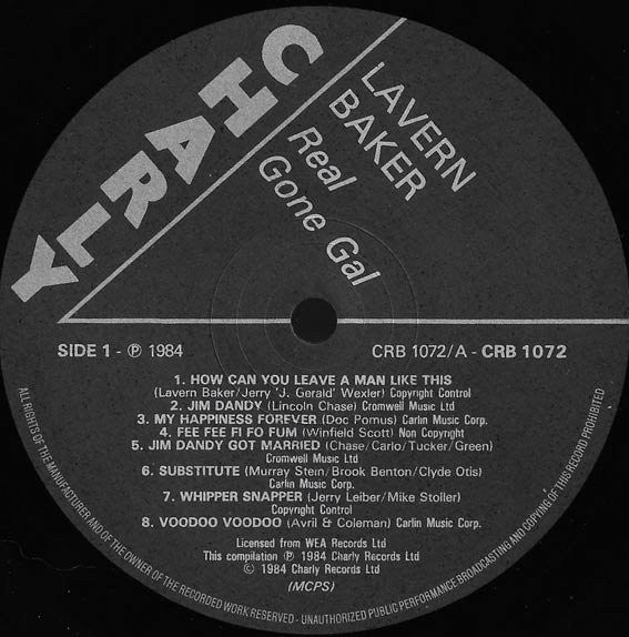 LaVern Baker - Real Gone Gal - LP