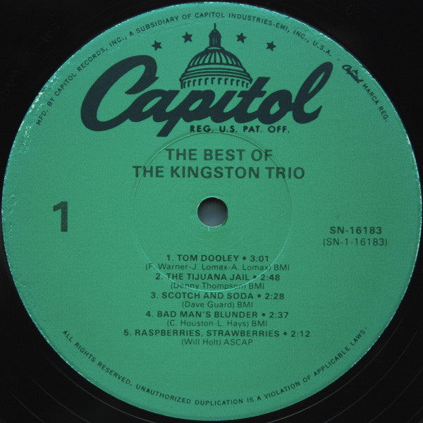 Kingston Trio - The Best Of The Kingston Trio - LP