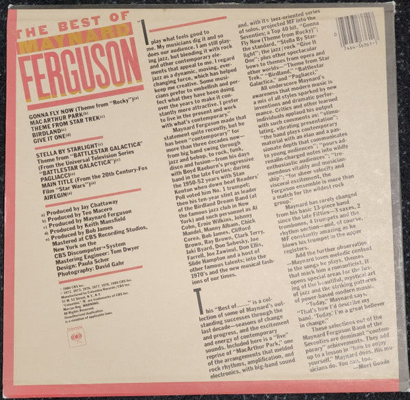 Maynard Ferguson - The Best Of Maynard Ferguson - LP