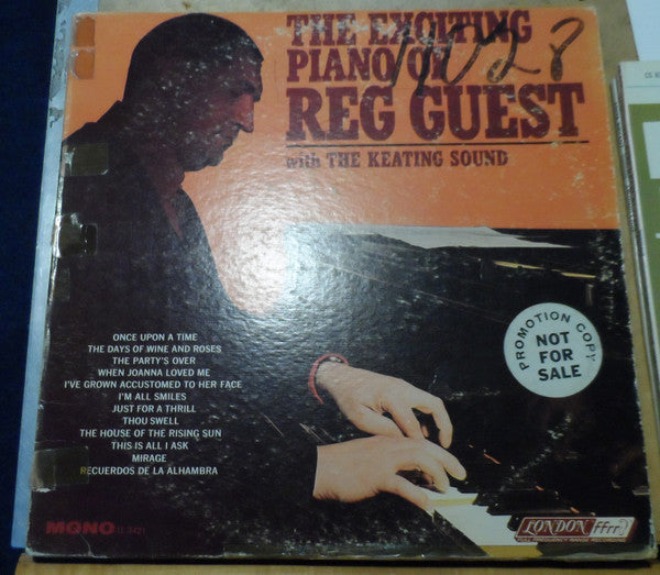 Reg Guest With The Keating Sound - The Exciting Piano Of Reg Guest - LP