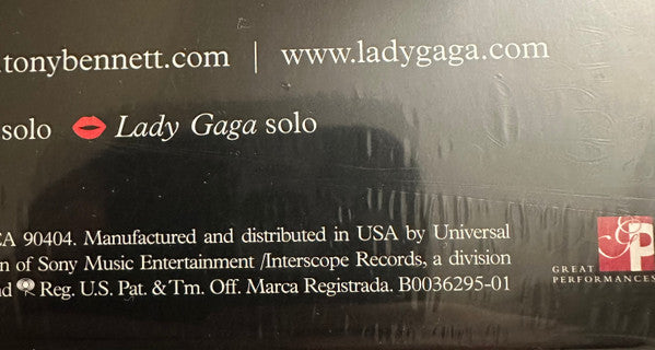 Tony Bennett & Lady Gaga - Cheek To Cheek Live! - LP