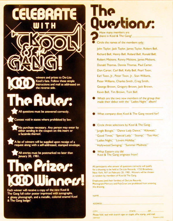 Kool & The Gang - Celebrate! - LP