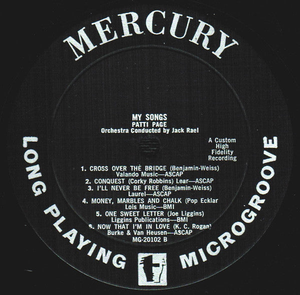 Patti Page - My Songs - LP