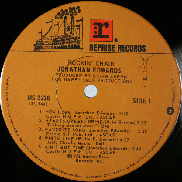 Jonathan Edwards (2) - Rockin' Chair - LP