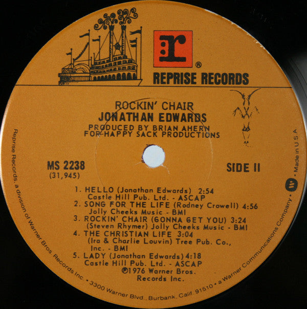 Jonathan Edwards (2) - Rockin' Chair - LP