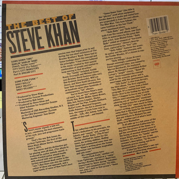Steve Khan - The Best Of Steve Khan - LP
