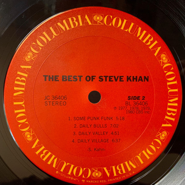 Steve Khan - The Best Of Steve Khan - LP