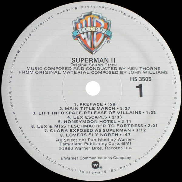 Ken Thorne - Superman II (Original Sound Track) - LP