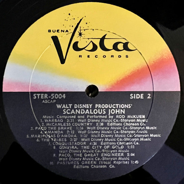Rod McKuen - Scandalous John (The Original Soundtrack Album) - LP