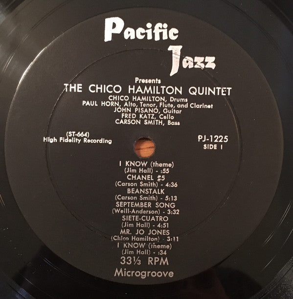 The Chico Hamilton Quintet - Chico Hamilton Quintet - LP