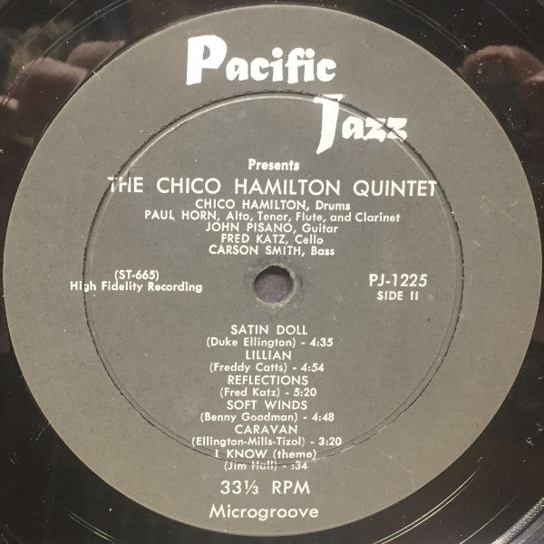 The Chico Hamilton Quintet - Chico Hamilton Quintet - LP