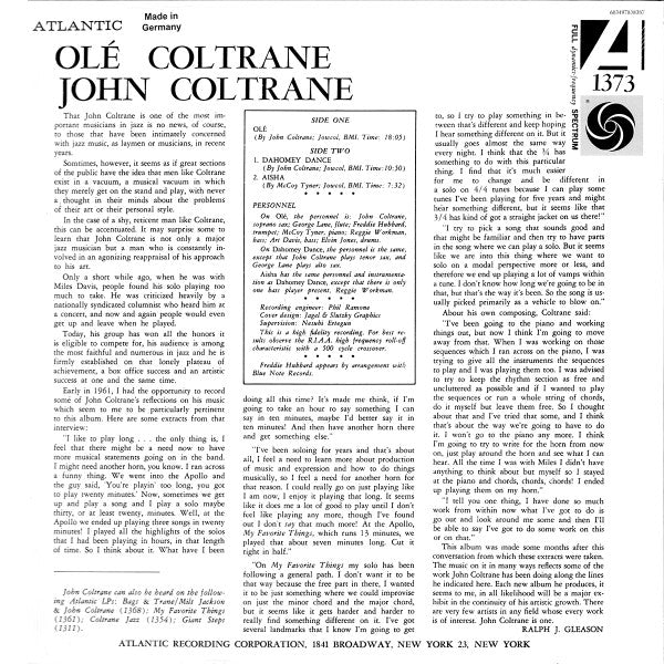John Coltrane - Olé Coltrane - LP
