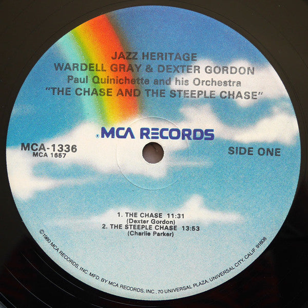 Wardell Gray / Dexter Gordon - Paul Quinichette And His Orchestra - The Chase And The Steeple Chase - LP