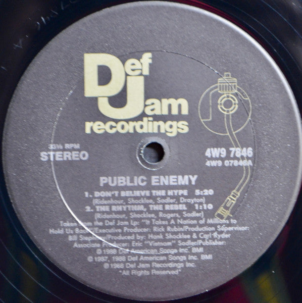 Public Enemy - Don't Believe The Hype - LP
