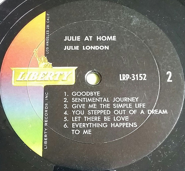 Julie London - Julie...At Home - LP