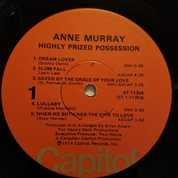 Anne Murray - Highly Prized Possession - LP
