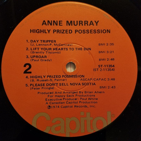 Anne Murray - Highly Prized Possession - LP