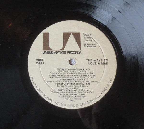 Vikki Carr - The Ways To Love A Man - LP